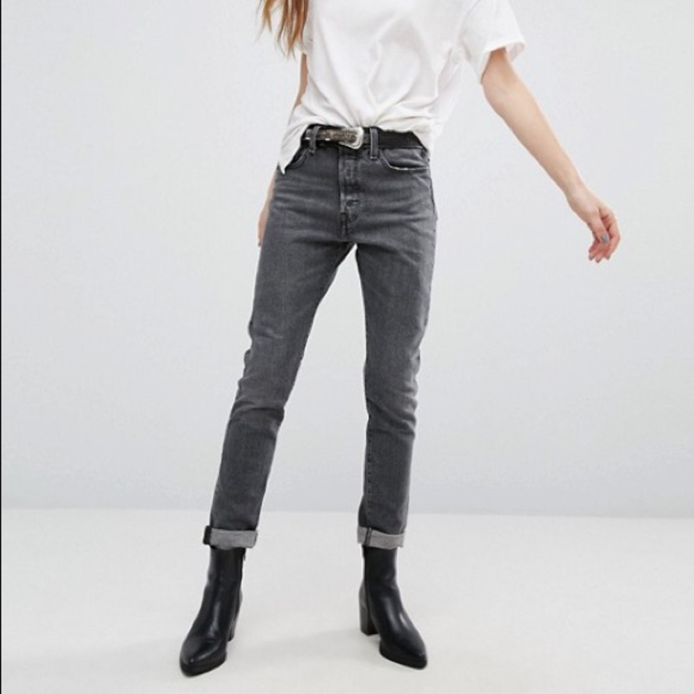 NWT Levi’s 501 S Skinny Jeans Black